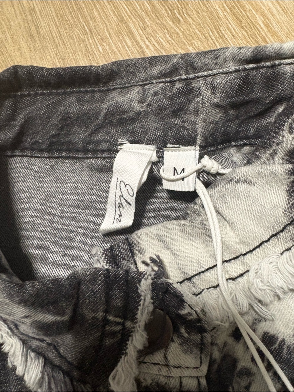 Elan Black & White Tie-Dye 'Rock & Roll' Jacket M - Picture 3 of 4